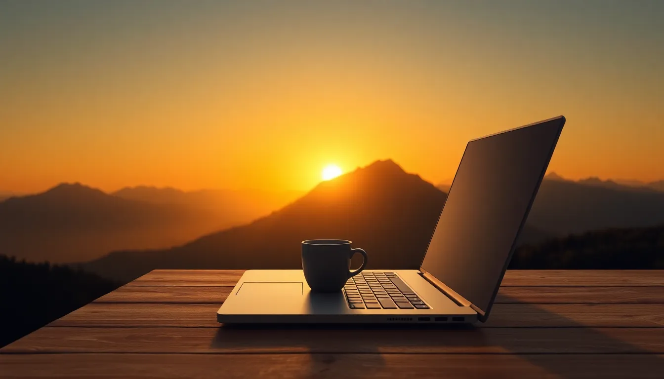 업무와 개인 시간 분리를 나타내는 이미지