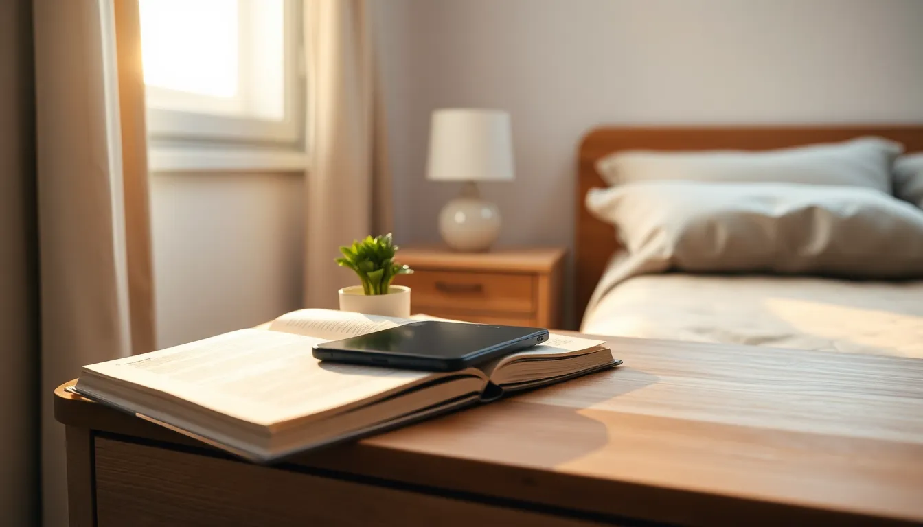 침실에서 편안하게 잠을 자는 사람의 모습