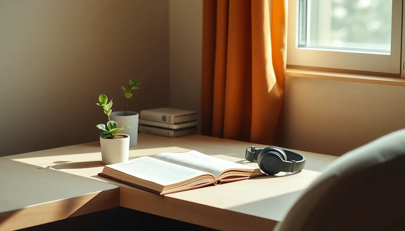 조용한 업무 환경에서 집중하는 사람의 모습