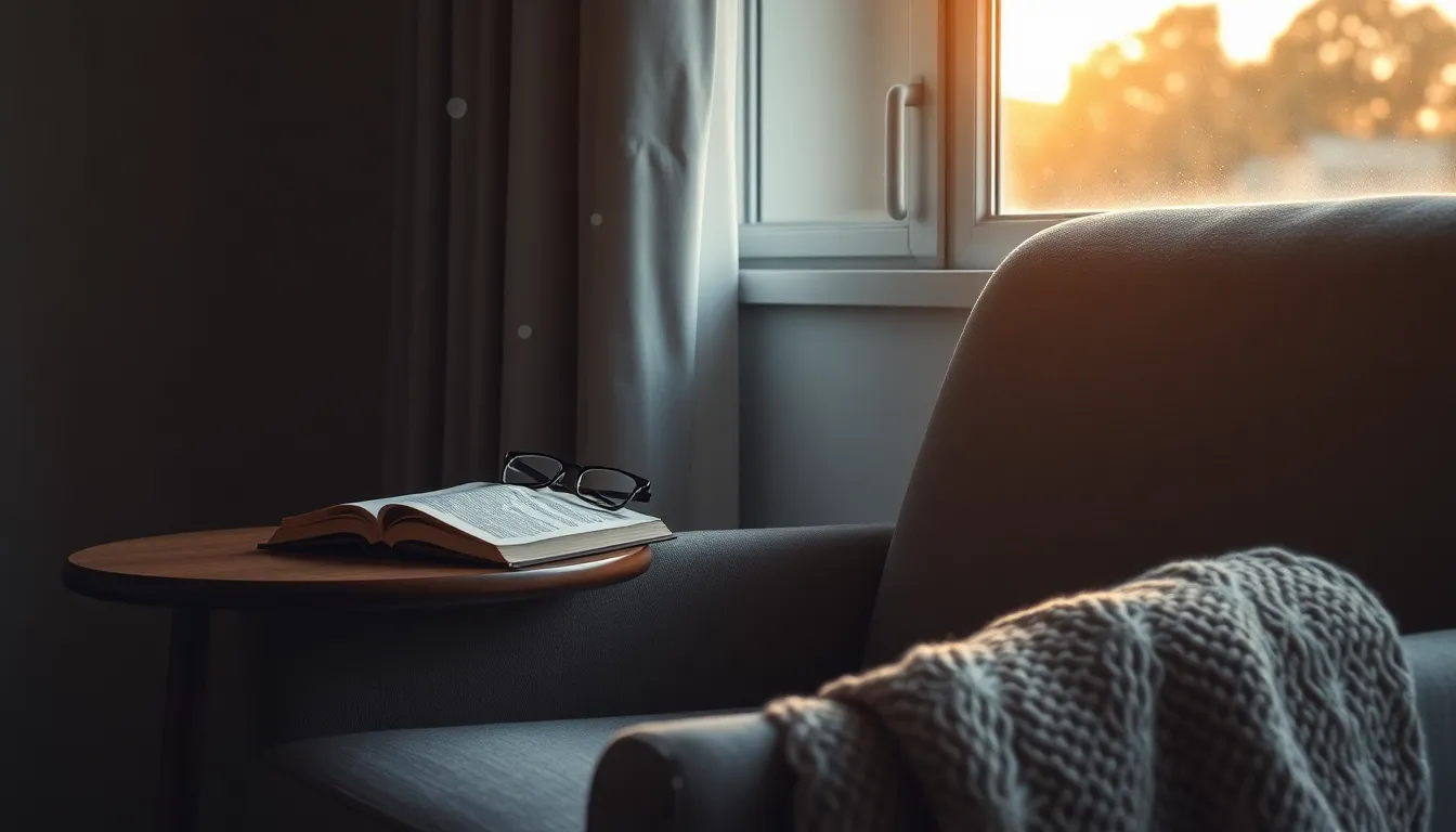 퇴근 후 책 읽는 모습