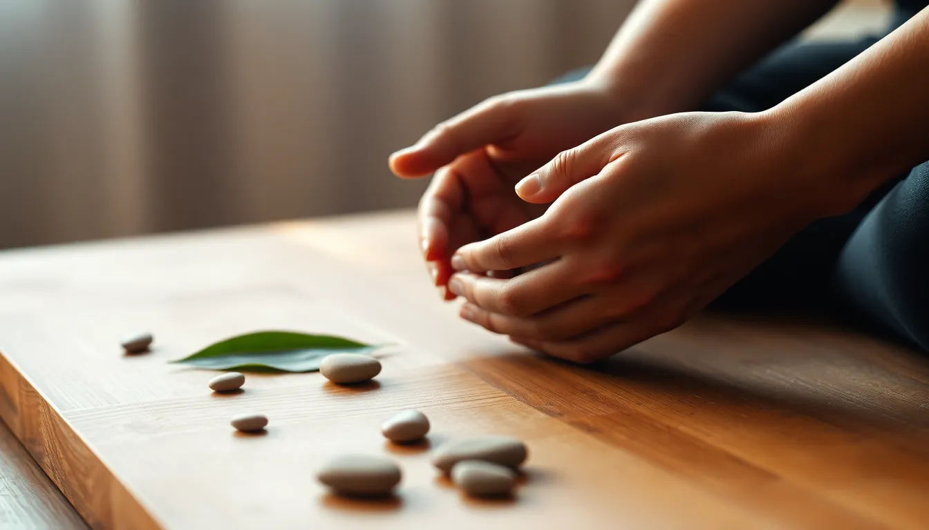 고요한 명상 이미지