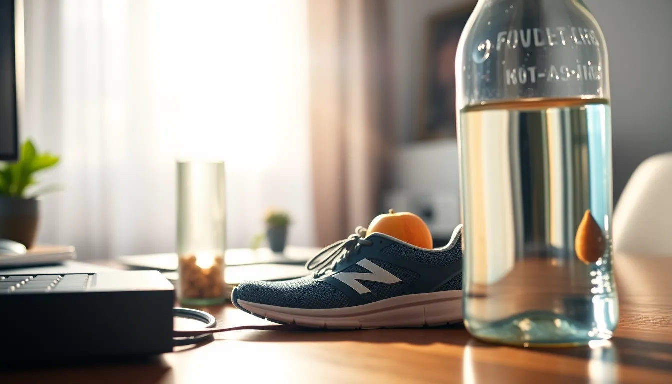 직장인이 점심시간에 운동하는 모습