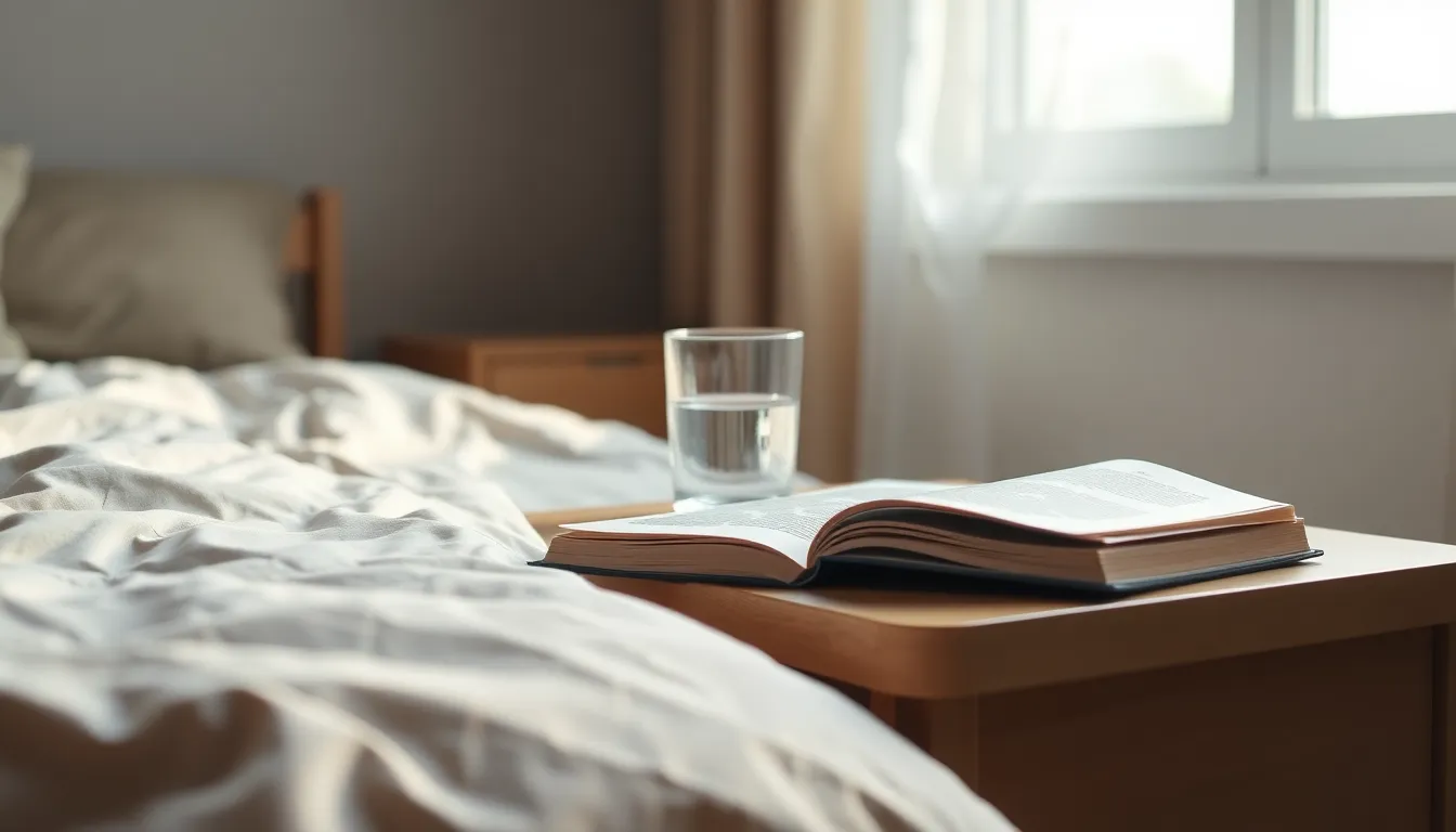 침대에 누워 편안하게 잠든 사람의 모습