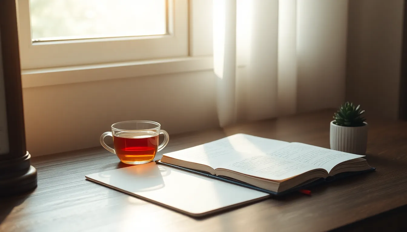 새벽 독서와 학습을 하는 모습