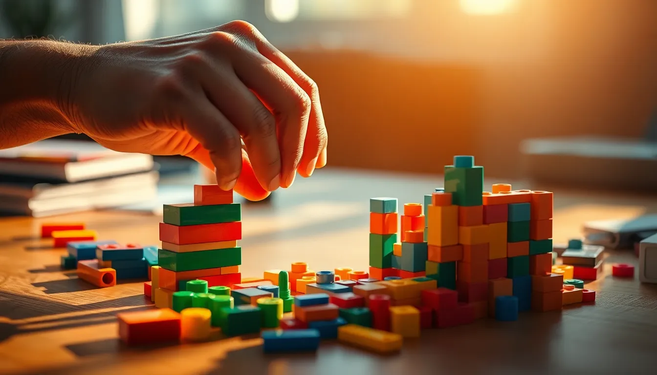 집중하며 일하는 사람의 모습