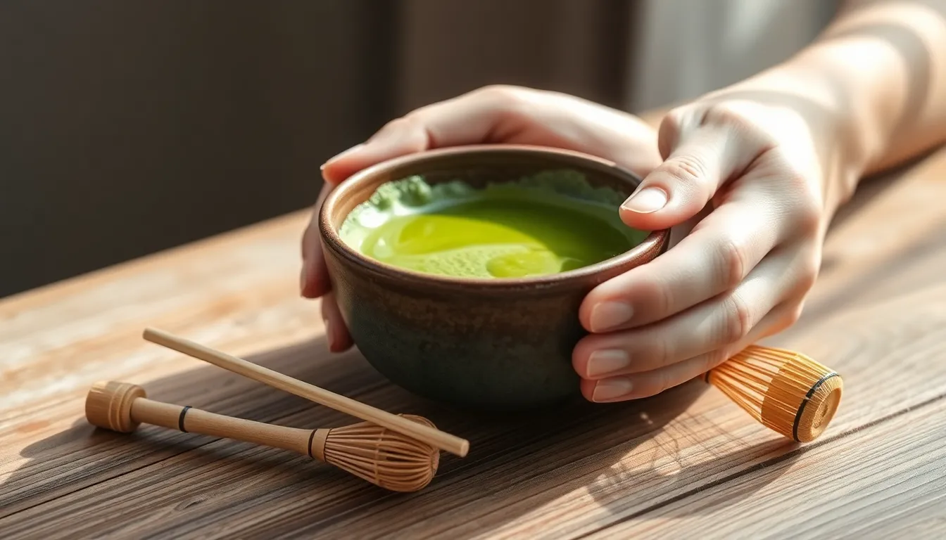 말차 격불 도구 세트 이미지