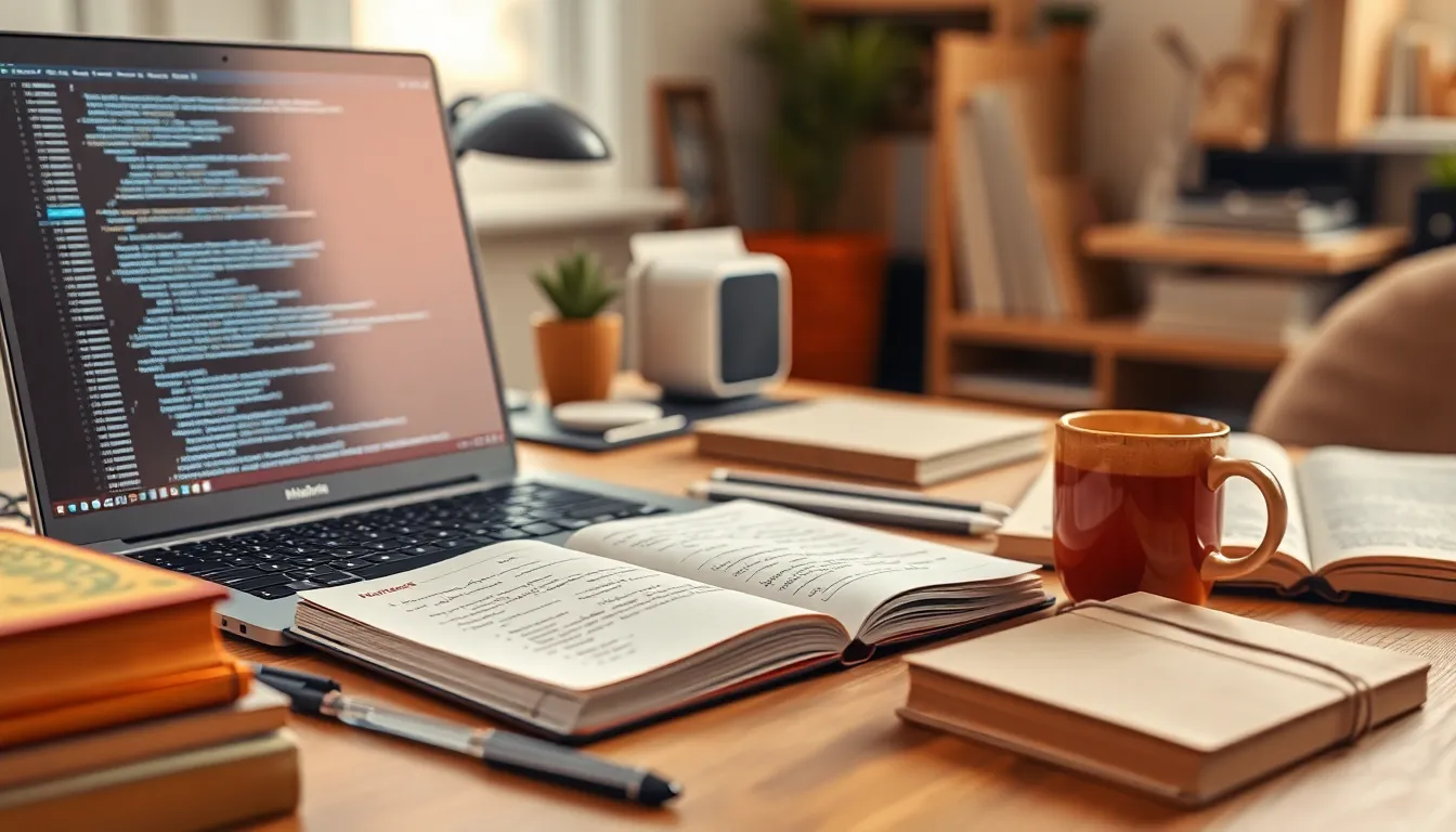 개발자가 코딩하는 모습