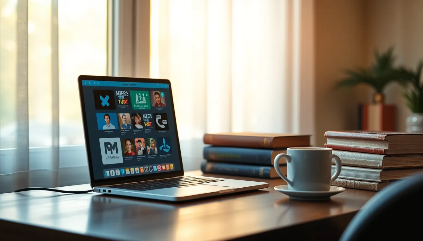 GPTs를 활용해 학습하고 있는 직장인의 모습