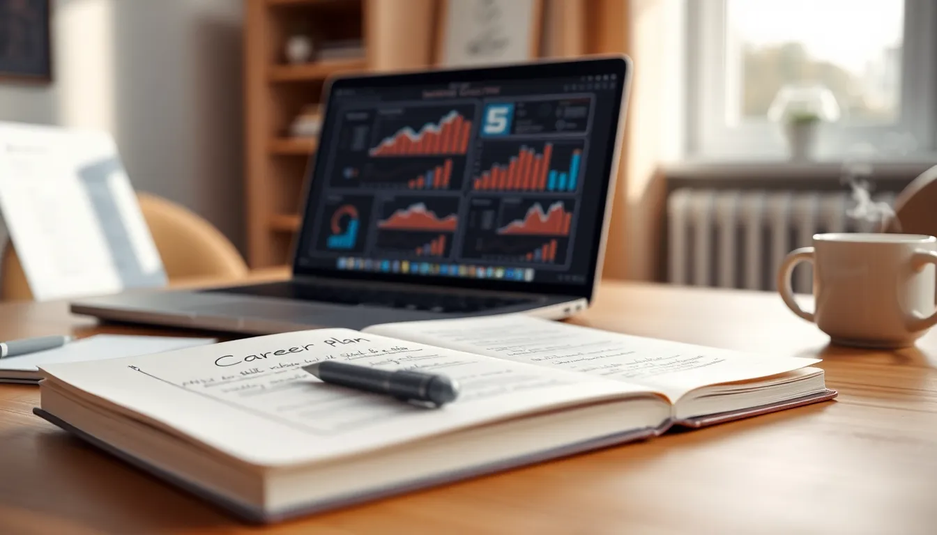 미래 커리어를 위한 학습과 성장을 상징하는 이미지