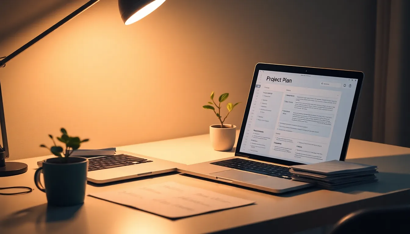 미리 업무를 준비하는 모습