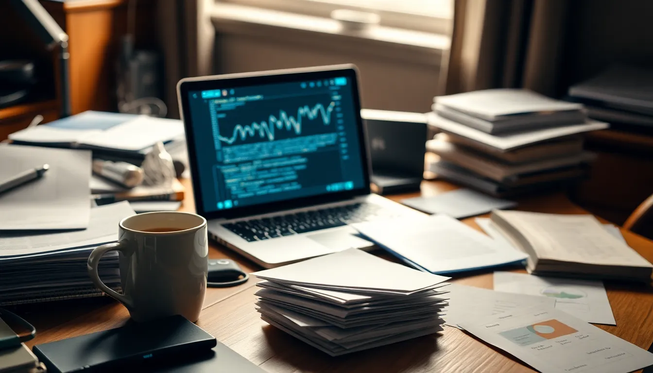 테크 스트레스를 겪는 직장 상사를 돕는 모습