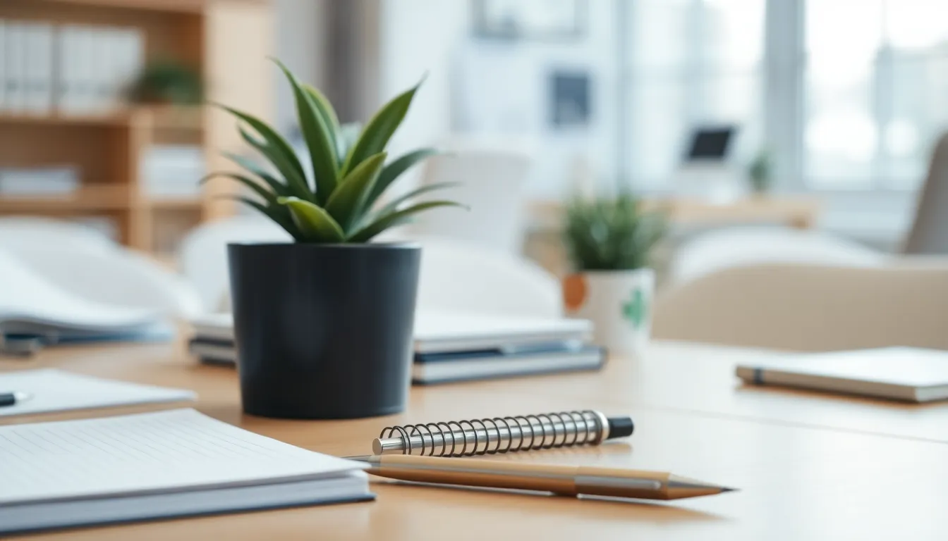 직장에서 업무와 사적인 공간을 분리하는 이미지