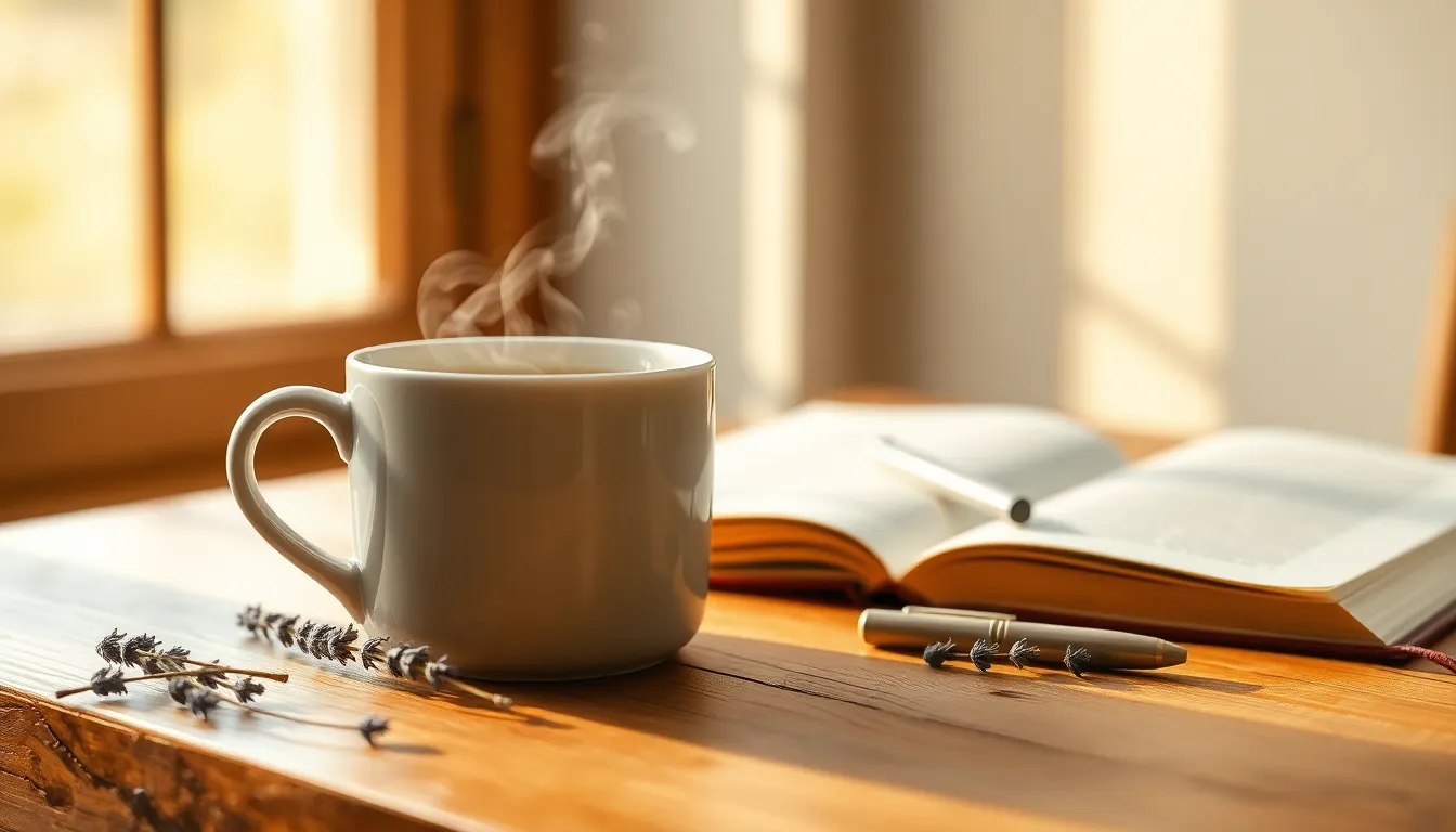 평온한 공간에서 휴식하는 사람의 모습