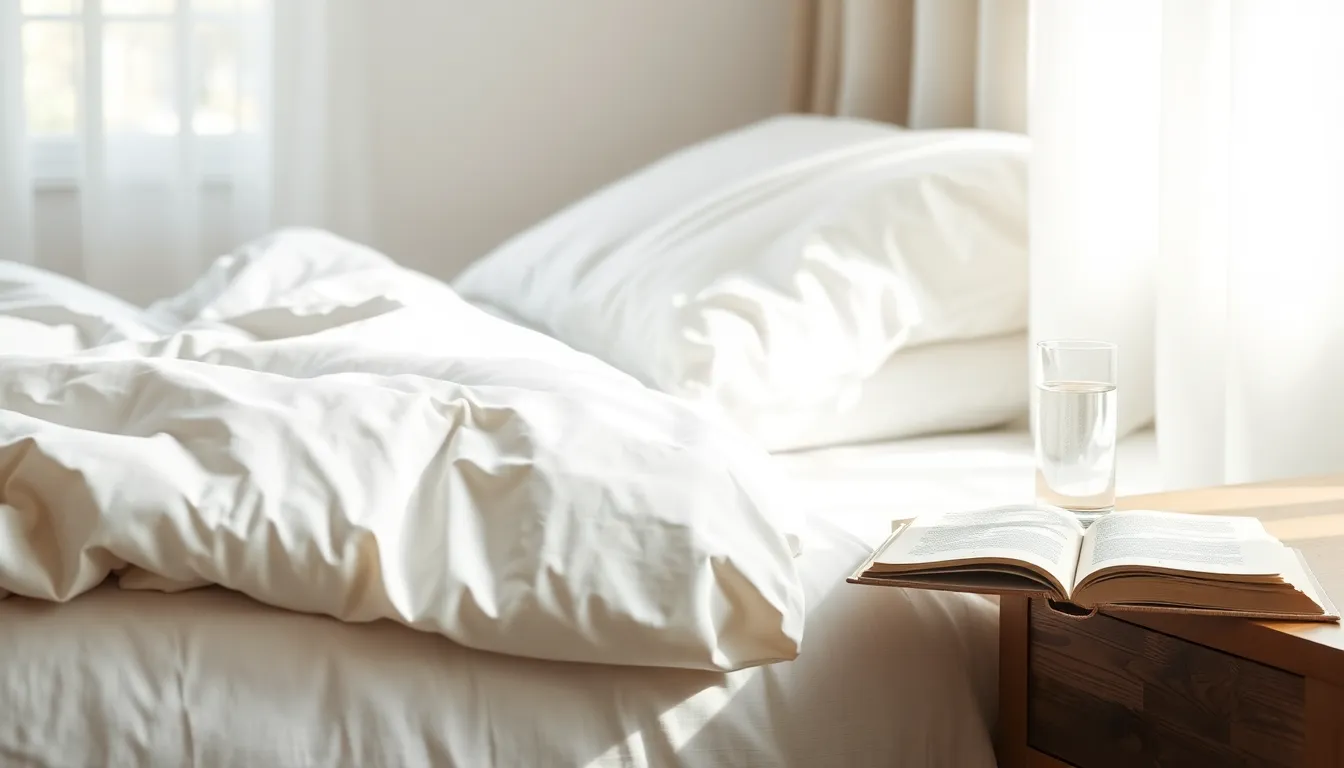 수면에 도움이 되는 침실 환경 이미지