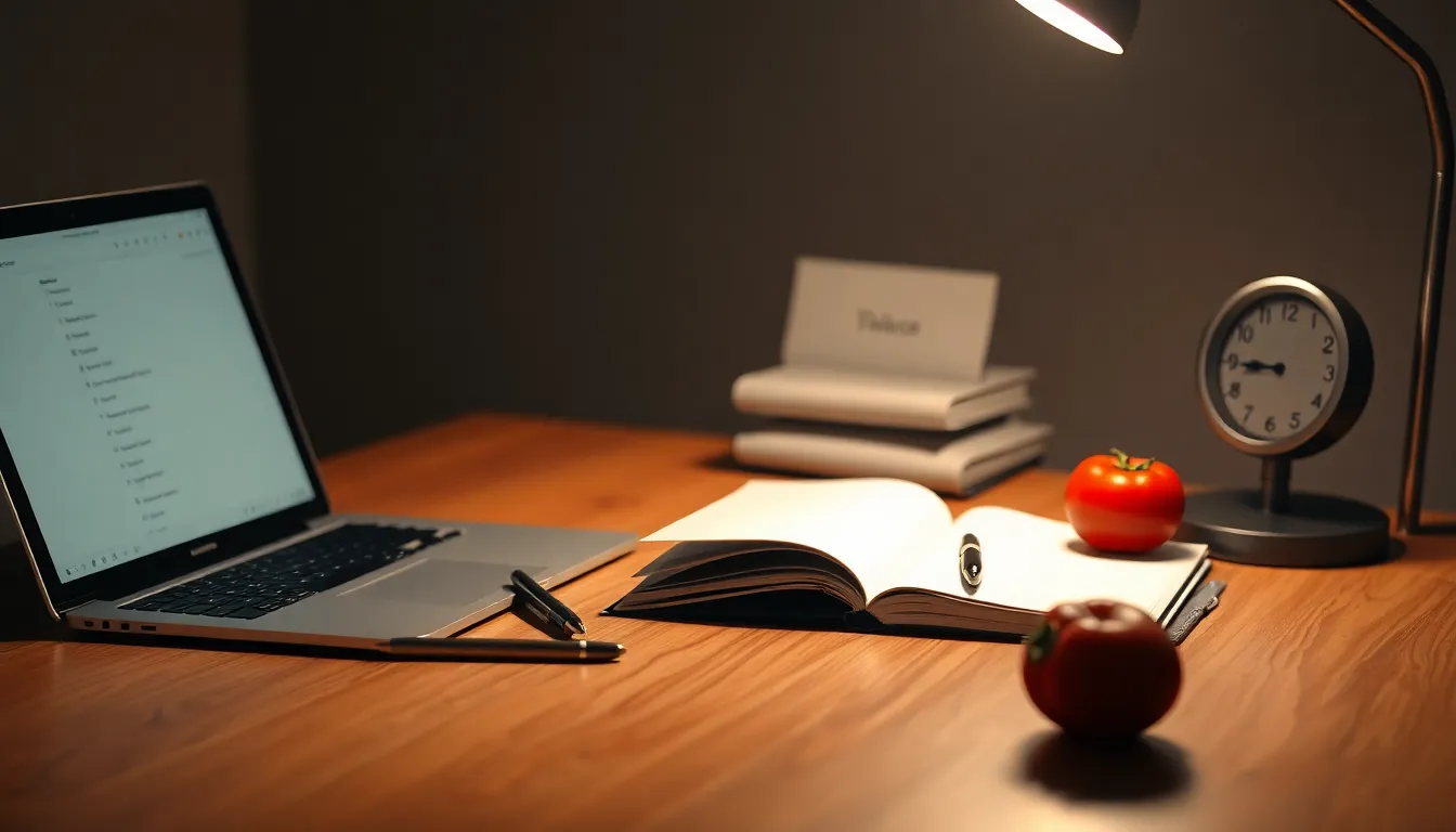 집중해서 공부하는 사람의 모습