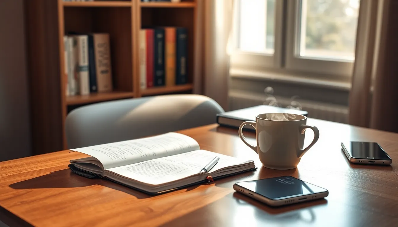 자기계발을 위한 시간 관리 모습