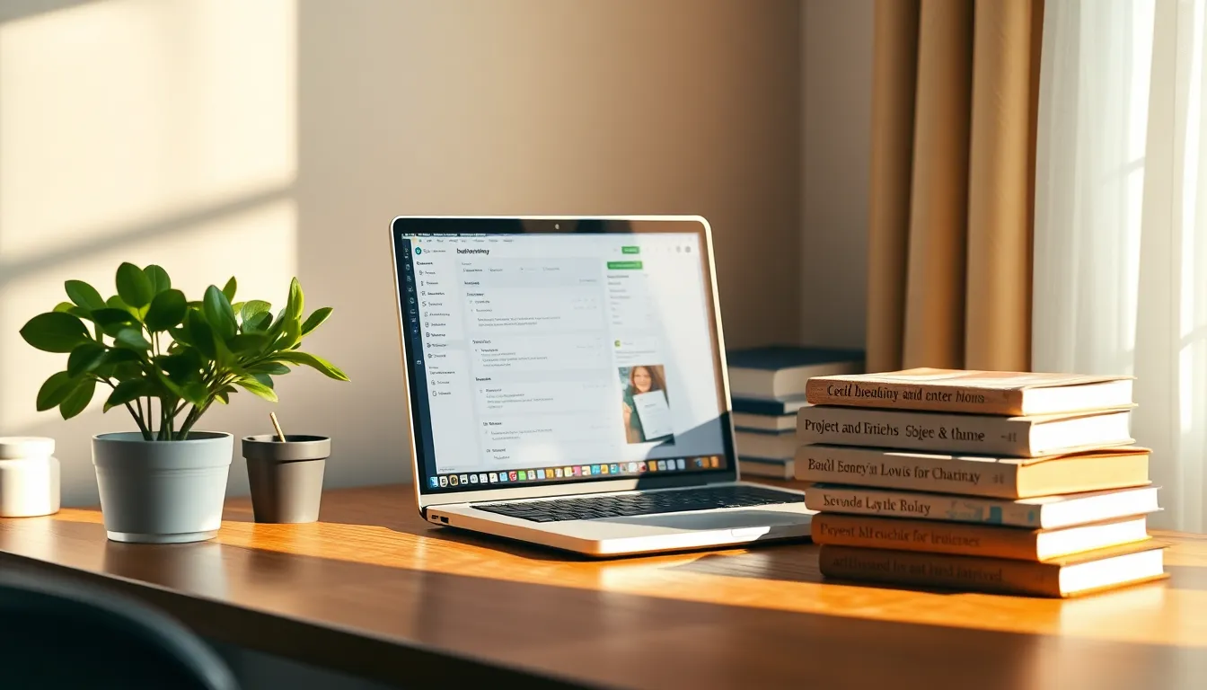 스마트 자기계발을 위한 디지털 도구 사용 모습