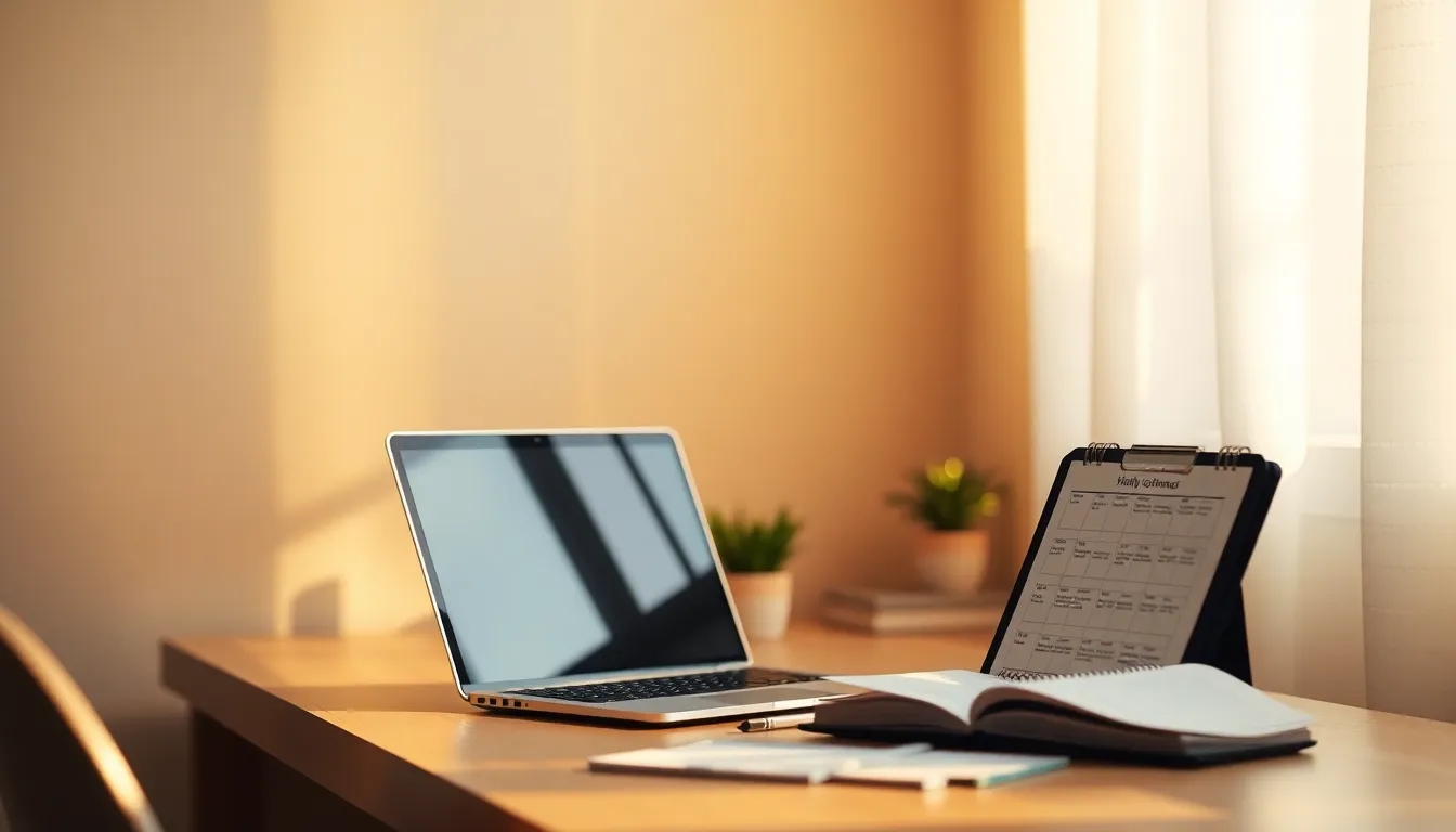 시간 관리 및 생산성 향상 이미지